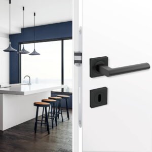 Poignée de porte noire Madeira Cosmos Black Karcher Design